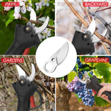 21V Brushless Cordless Electric Pruning Shear Rechargeable 2.0A Lithium Battery Powered Tree Branch Pruner 30mm Cutting Diameter