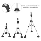 Mannequin Head Tripod Aluminum Alloy Mannequin Head Stand for Hair Salon