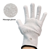 1Pair Magic Pulse Conductive Massage Gloves With Cable For Tens Health Care Machines Electric Acupuncture Physiotherapy Massager