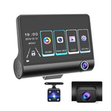 Car DVR 3/2 Cameras Lens 4.0 Inch Camera Dual Lens DVRS Auto Rearview Cam Recorder Camera With Recorder Video M1E9