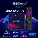 Smart TV Box H96 MAX V11 TV Box Android 11 4G 64GB Android TV Box 2021 4K RK3318 Rockchip WIFI Google Voice Set Top Box Player