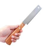 12 inch Japanese Saw Sharp Double-edge sawtooth Steel Flexible Blade Small Hand Saw for Flush Cut Trimming Woodworking Tools
