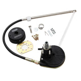 Boat Steering Cable - Replacement Marine Motor Mechanical Outboard Steering Cable 12FT with Accessories