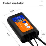 Heat Mat Thermostat 1000W Digital Temperature Controller precise temperature control Hydroponic Plants Seed Germination Reptiles