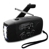 1000mAh Protable Hand Radio Solar Crank Dynamo Powered AM/FM/NOAA Weather Radio Use Emergency LED Flashlight And Power Bank
