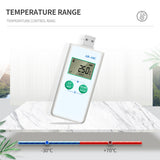 2022 New AB-10C Temperature Recorder USB Temperature Data Logger IP65 Waterproof 20℃-/+40℃ For Food Medicine Vaccine Thermometer