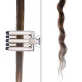 Professional Salon Wavy Hair Styler Tourmaline Wave Maker 5 Barrels Curling Iron Dual Voltage Hair Curler