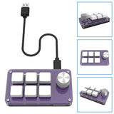 DIY Amusingkeypad Mini Cheery Switch Gaming Programmable Mechanical Keyboard USB Axle Tester Outeum Red Switch