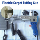 220V Cut Pile Tufting Gun Electric Carpet Tufting Gun Carpet Weaving Flocking Machines Cut Pile TD-01 Power Tool  Hand Gun Blue
