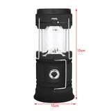 Portable Lamp Outdoor Emergency COB Tent Lamp Flashlight USB Rechargeable LED Solar Camping Lantern Light Work Light
