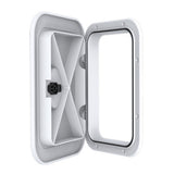 270x375mm ABS Durable Inspection Hatch Cover Marine Access Accessories Single Handle Anti Ultraviolet Boat Deck Plate Yacht