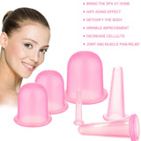 6PCS Facial Cupping Therapy Set Eye and Face massage Anti-Wrinkle Skin Care silicone Vacuum Cupping Jars ventouse  Suction Cups