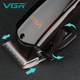 Cordless hair clipper adjustable professional men beard hair trimmer powerful electric hair cutting machine rechargeable haircut
