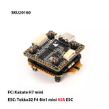 Holybro Kakute H7 Mini Flight Controller Tekko32 F4 45A / 50A 4in1 ESC &amp; HV Micro 800mW VTX FC Stack for FPV Racing Drone