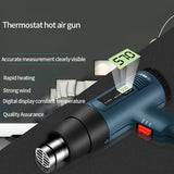 MOYOTEC 1500W Hot Air Gun Digital LCD Display Electric Hot Air Gun Industrial Thermoregulator Electric Heat Guns