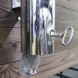2L Outdoor Creative Wall-mounted Ash Tray 304 Stainless Steel Ashtray For Smoking Area Toilet Storage Cup Cigarette Tool Box