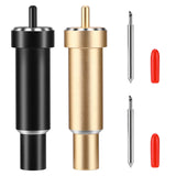 2Piece Black+Gold Deep Cut Housing With Replacement Blade For Cri-Cut Explore Air2/ Air3/ Cri-Cut Maker Cutting Machines