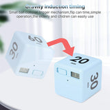 3 Pieces Square Timers Kitchen Timers Kids Timers Exercise Timers Gravity Sensor Flip Timers Workout Timers Game Timers