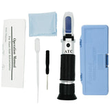 45-82% Honey Refractometer Sugar Brix Bee Refractometer Beekeeping Tester ATC Portable Minimum Division 0.5% Brix Sugar Meter