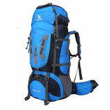 80L Camping Hiking Backpacks Big Outdoor Bag Backpack Nylon superlight Sport Travel Bag Aluminum alloy support 1.65kg
