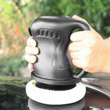 12V Car Buffer Polisher 5Inch Car Polisher Waxer Car Polishing Device 1500RPM with Polish&amp;Wax Bonnet for Car Detailing Polishing