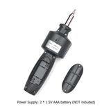 Digital Torque Screwdriver Kit 1.2-inch LCD Display Reversible Torque Wrench Data Storage in Peak Mode with 10pcs Bits