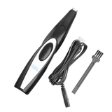 Pet Cat Nail Hair Trimmer USB Rechargeable Electric Clipper Pet Grooming Tool Dog Haircut Paw Shaver Clipper (Blue and Black