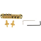 -Roller Adjustable Saddle Tune-O-Matic and Brass Rollers Bridge with KLT-10B 4 Band EQ Equalizer Preamp Guitar Pickup