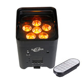 9X18W RGBWA UV Wireless DMX Uplighting Battery Operated Wifi&amp;IRC Remote Control DJ LED Par Can Wash Light Disco Wedding Uplights