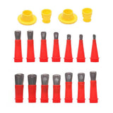 18pcs Caulking Finisher Kit Reusable Caulking Finishing Tool Multiple Sizes For Kitchen Bathroom Window Sink Joint Seam Filling