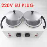Double Depilatory Wax Heater Melting Machine Paraffine Warmer SPA Epilator Hair Removal Tool