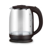 1.8L Electric Kettle Fast Hot boiling Water Kettle Glass Blue Light Teapot Intelligent Temperature Control Anti-Overheat