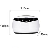650ml Household Ultrasonic Cleaner 40KHz High Frequency 110V/ 220V Ultrasound Washing for Watches Jewelry Parts Glasses Razor