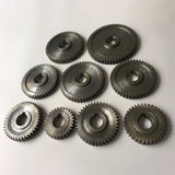 9Pcs/Set CJ0618 Household Small Lathe, Micro Lathe Gear, Metal Exchange Gear