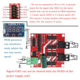 F19E 1 x 12V 24V 7A 160W Dual DC Motor Driver Module Board H-bridge L298
