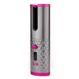 Rechargeable Automatic Hair Curler Women Portable Hair Curling Iron LCD Display Ceramic Curly Rotating Curling Wave Styer