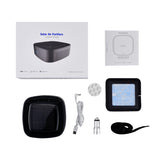 New Solar Car Air Purifier HEPA Filter Negative Ion Odor Removal Smoke Air Cleaner Xiaomi Car Air Cleaner Car Accessories