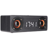 Wooden Wireless Bluetooth Speaker Support Hands Free Call/FM Radio/Alarm Clock Wireless Speaker with 1500mah Built-in Battery