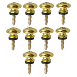 Mushroom Head Guitar Strap Lock End Pins Pegs Strap Buttons for Acoustic Electric Bass Guitar Accessories