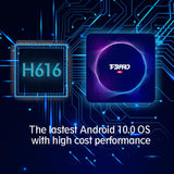 Vmade T3 Pro Android 10 TV Box 4G 32G 64G128G TV Receiver Set Top Box Dual Wifi 2.4G&5G Bluetooth HEVC 265 IPTV Media Player