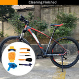 Bicycle Chain Cleaner Brushes Mountain Road Bike Cleaning Kits Repair Tools Bicycle Repair Tools Bicycle Accessories 8pcs