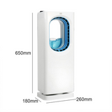 Intelligent Remote Control Leafless Air Conditioning Fan Physical Mosquito Repellent Room Temperature Display Air CirculationFan