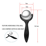 Hand-held Stainless Steel Ice Roller Massager With Handle Relieve Muscles And Invigorate Blood Circulation Soothing Health