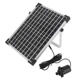 10V 12W Solar Fountain Water Pump Kit Solar Fountain Pump Multiple Modes with 13 Nozzles for Private Gardens