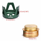 Camping & Hiking Outdoor Tools Portable Outdoor Mini Spirit Burner Alcohol Stove for Picnic BBQ Hiking Camping