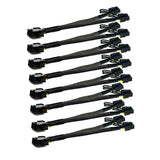 8Pc PCI-E 6 Pin to Dual PCIe 8 Pin (6+2) Image Card PCI Express Power Adapter GPU VGA Y-Splitter Extension Cable
