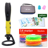 Authentic 3D Pen 3D Print Pen And 1.75mm Pla Filament Christmas Gifts+ Painting Drawings+ Free Shipping 5 v 2A Usb Adapter