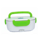 Portable Car Truck Electric Heating Lunch Box Travel Food Warm Heater Storage Container Stainless Steel Rice Cookers Box Warmer