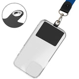 Pack Of 100 Pieces Of Universal Durable PVC Connector Metal Ring Compatible With Most Smartphone Cases (Black)