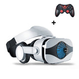 3D VR Glasses Helmet VR Glasses Virtual Reality Headset For IOS Android Smartphone Goggle 3D Lenses Wite Control handle